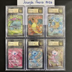CGC Pristine 10 Graded Pokemon Card Lot/Singles