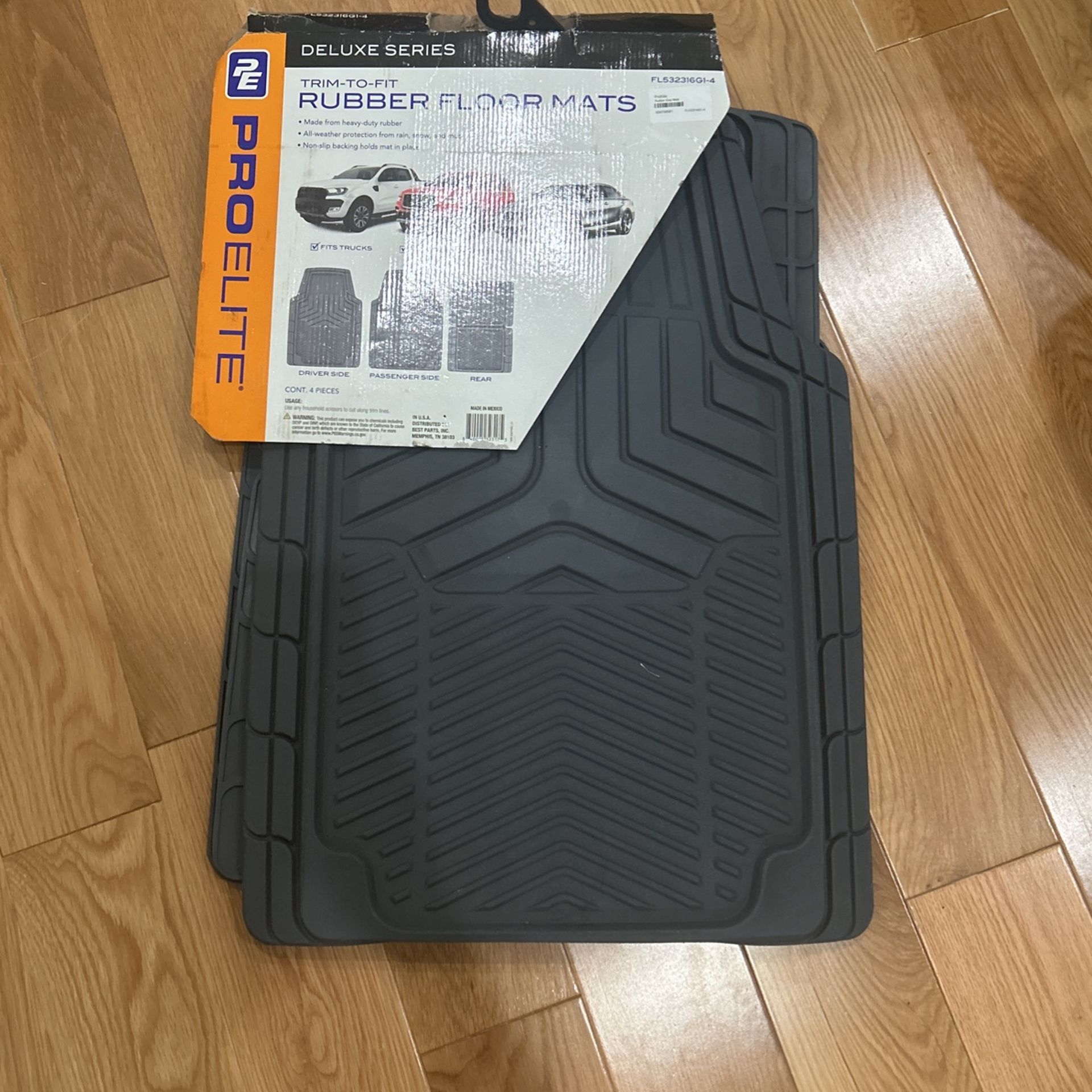 Rubber Floor Mats For SUV And Trucks