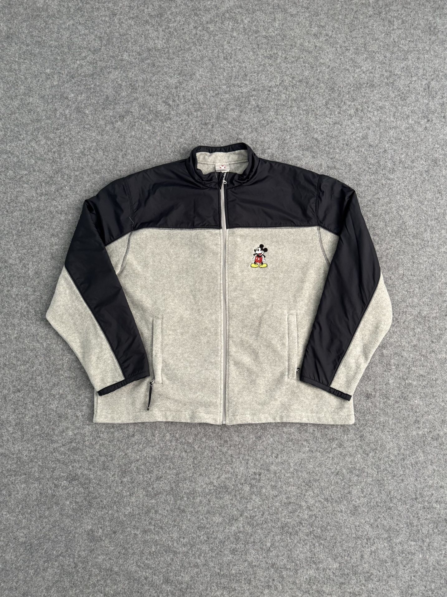 Disney Store Mickey Mouse Color Block Zip Jacket