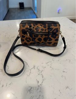 Cheetah Rowan satchel coach purse