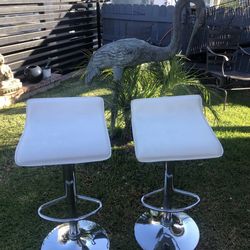 Bar Stools Set Of 2 High Chairs 🪑 