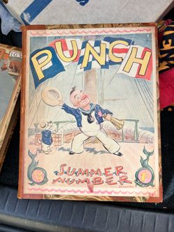 Punch Summer Number 1934 Vintage Magazine