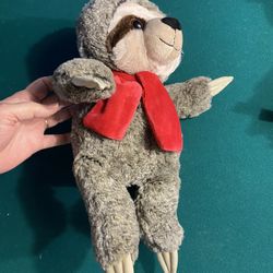 New Christmas Sloth stuffed animal $6