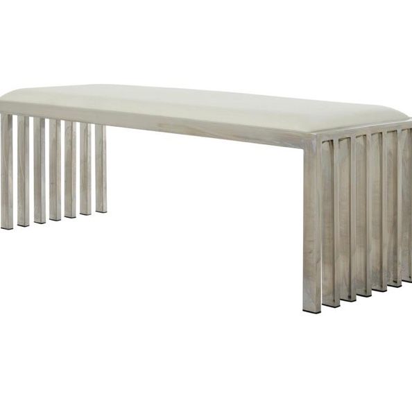 Kade White Bench