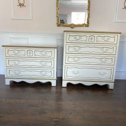 Pair Of  Vintage Baker Furniture Chests Of Drawers 