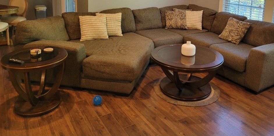 Couch, End Tables, And Dinning Room Table 