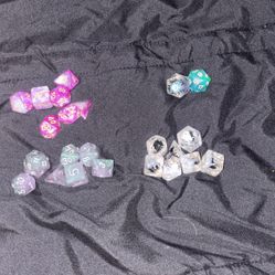 3 Sets Of Dice