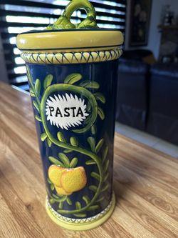 Contenedor Para Guardar Pasta , De Porcelana Fina
