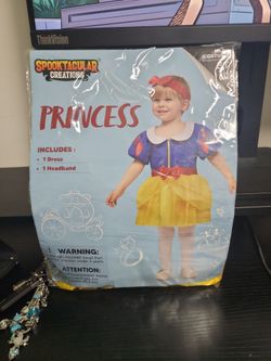 Toddler3tprincess snow white hallowween costume