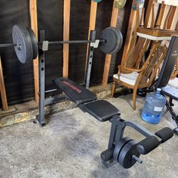 WEIDER BENCH PRESS SET