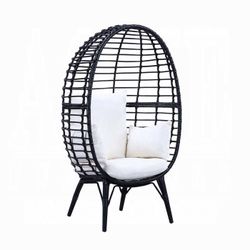 OUTDOOR LOUNGE INSPIRED EGG STYLE LOUNGE CHAIR PATIO MID CENTURY MODERN