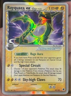 Rayquaza ex 97/101 2006 Delta Species