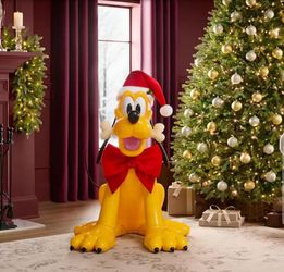 3.5 ft pluto animatronic christmas disney