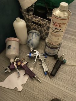 Paint guns and car painting accessories