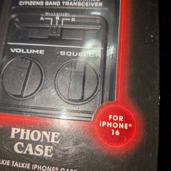 The stranger things walkie talkie phone case iPhone 16