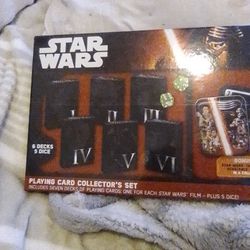 Star Wars Collecting Item Playing Cards Collected Set It Has Playing Card Dice Bonus Decks All Brand New