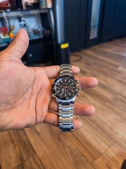 Bulova Men's Stainless Steel Chronograph Watch 98A268
