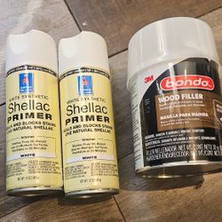 3m Bondo Wood Filler/ Shellac Primer
