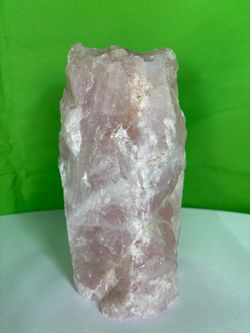 Rose Quartz Specimen Drilled Base