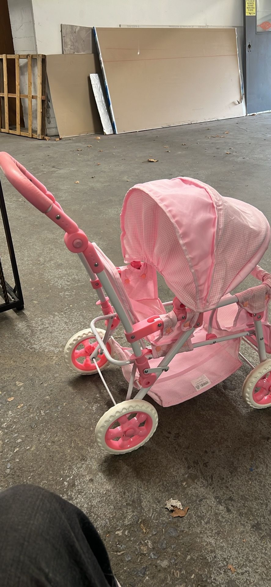 Folding Double  doll stroller