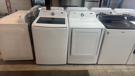 Samsung High Efficiency Washer And Dryer Set With Warranty