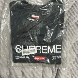 Supreme EST. 1994 Tee Black