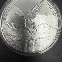 2023 -5 Oz Silver, Libertad 