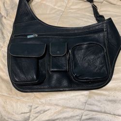 Italian 100% leather messenger type of bag