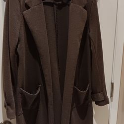 Brown shacket