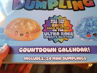 Mini Dumpling Countdown Calendar (24-Day Mystery Squishies), not Needoh