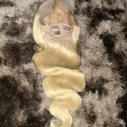 30 Inch Human Hair 613 Body Wave Wig 
