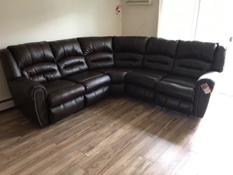Ashley brand reclining sectional sofa