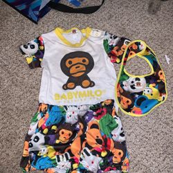 infant bape set
