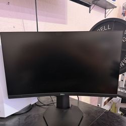 Dell - 24" VA LED FHD Curved Gaming Monitor (HDMI 2.0, Display Port 1.2) - Black