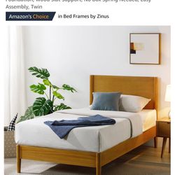 Zinus Wood Twin Bed frame