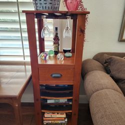 Wine Glass Rack And Shelf