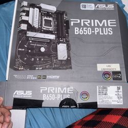   ASUS Prime B650-PLUS motherboard. 