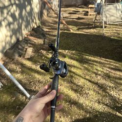 fishing rod and reel