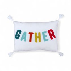 2 Single Packs Of Boho “Gather” Whimsical Decorative Pillows