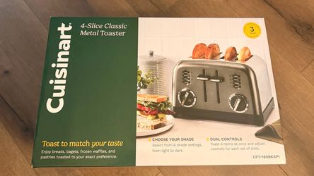 Cuisinart 4-Slice Classic Metal Toaster - Sealed in Box