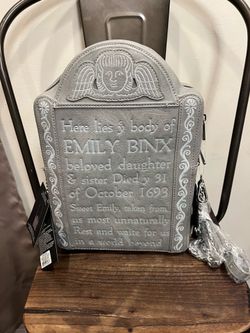 Loungefly Stitch Shoppe Disney Hocus Pocus Here Lies Emily Binx Convertible Crossbody