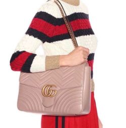 Gucci GG Large Marmont Matelassé Shoulder Bag