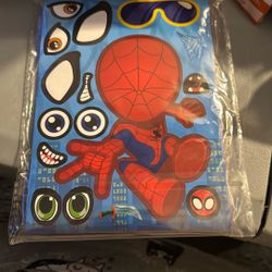 Spidey Sticker make A  Face - 36 Pack 