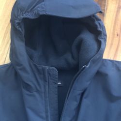 Winter Jacket Lands End Size L Youths . Color Navy