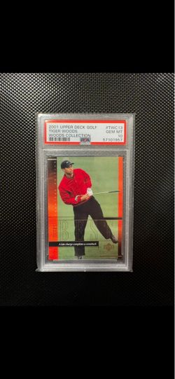2001 Upper Deck Golf Tiger Woods Woods Collection # TWC13 PSA 10