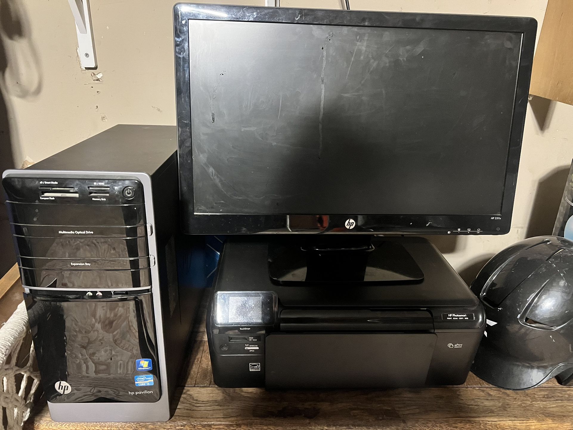 Hp Desktop And Printer