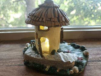 Original Handcrafted Miniature Light-Up Fairy House