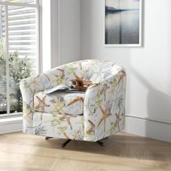Swivel Barrel Chair