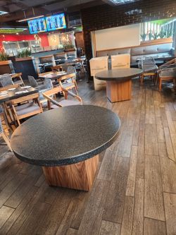 manufacturing tables for restaurants and custom booths