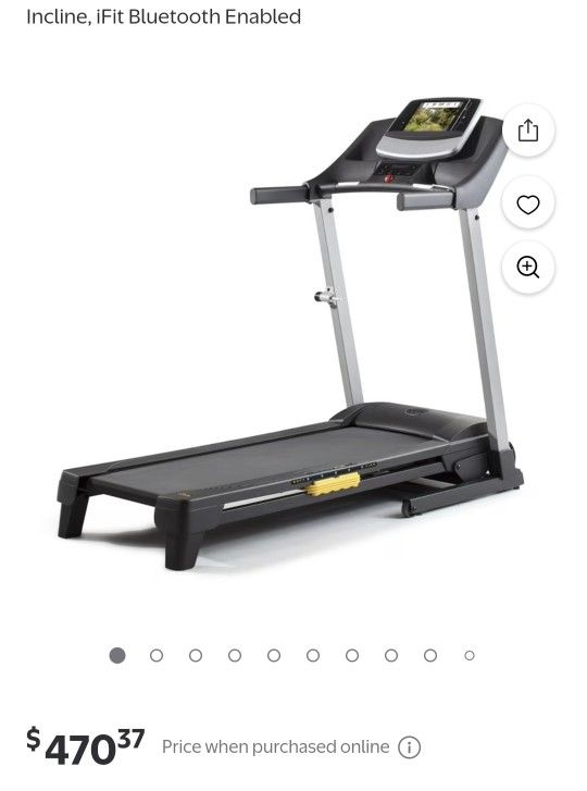 Golds Gym 430i Folding Smart Treadmill with 10% Incline, iFit Bluetooth Enabled30i Treadmill